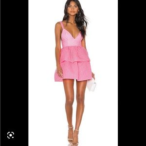 The perfect Barbie dress!REVOLVE NBD Rita Party dress like new!Rare and sold out